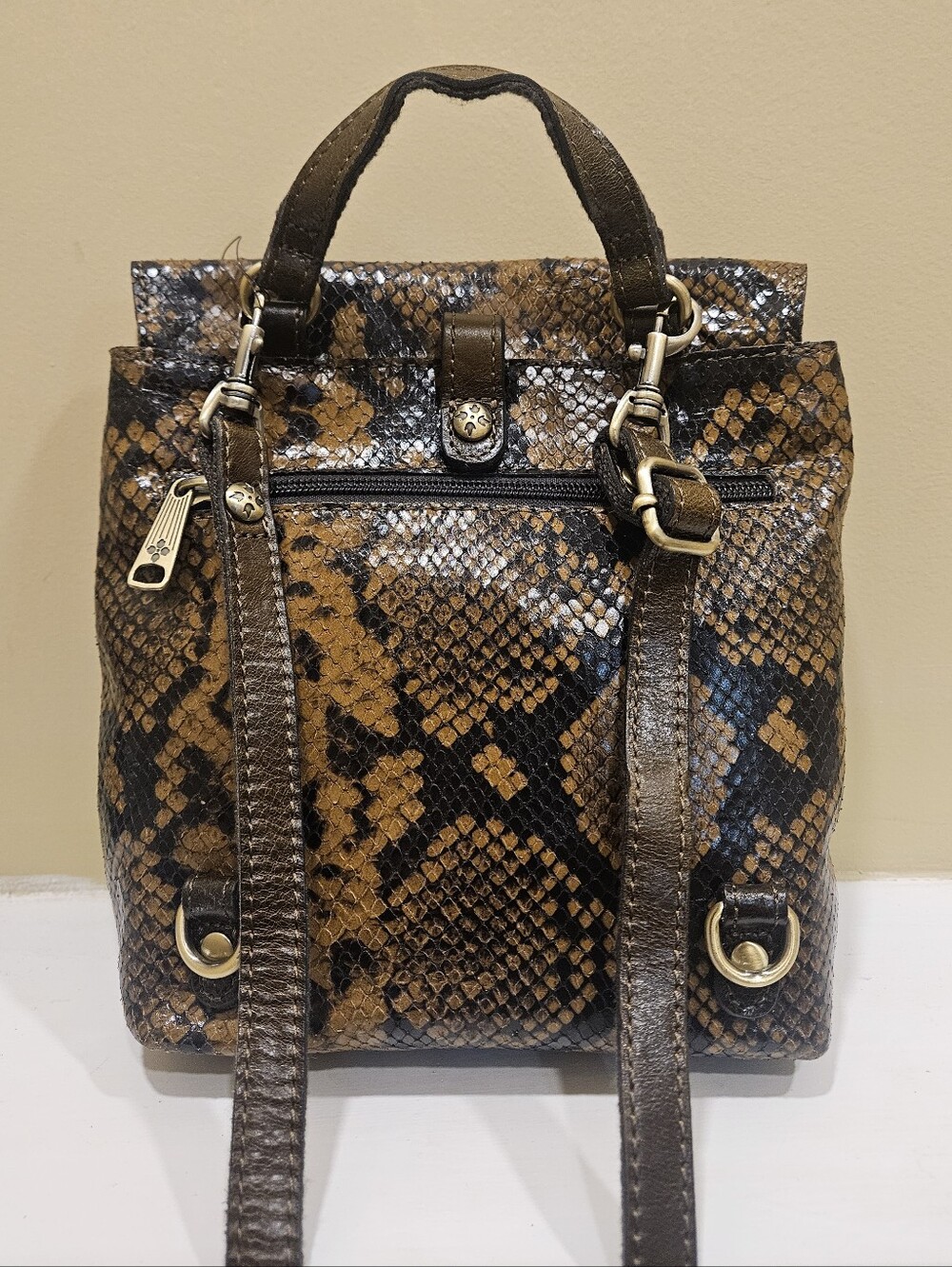 Patricia Nash *RARE Python Print Careri Bag - NWT - Picture 6 of 10
